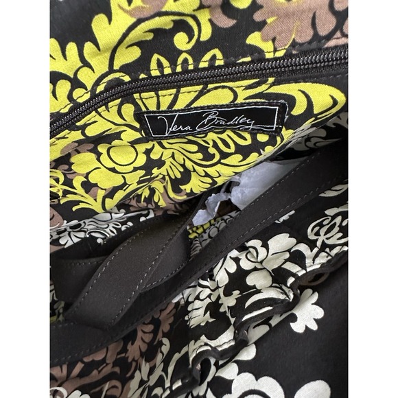 Vera Bradley Black Quilted Convertible‎ Satchel Handbag Detachable Strap NWT - Picture 6 of 6